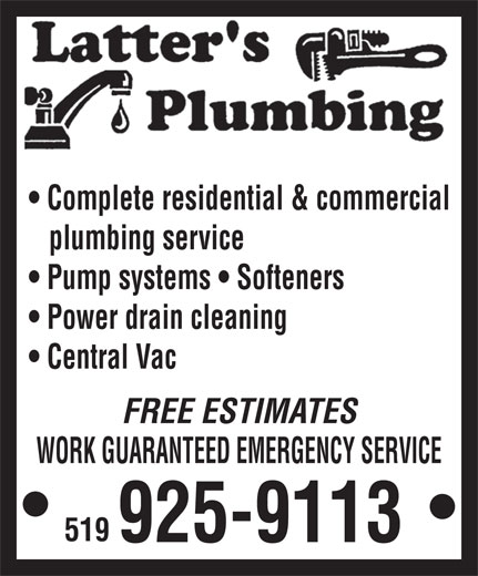 Latter's Plumbing